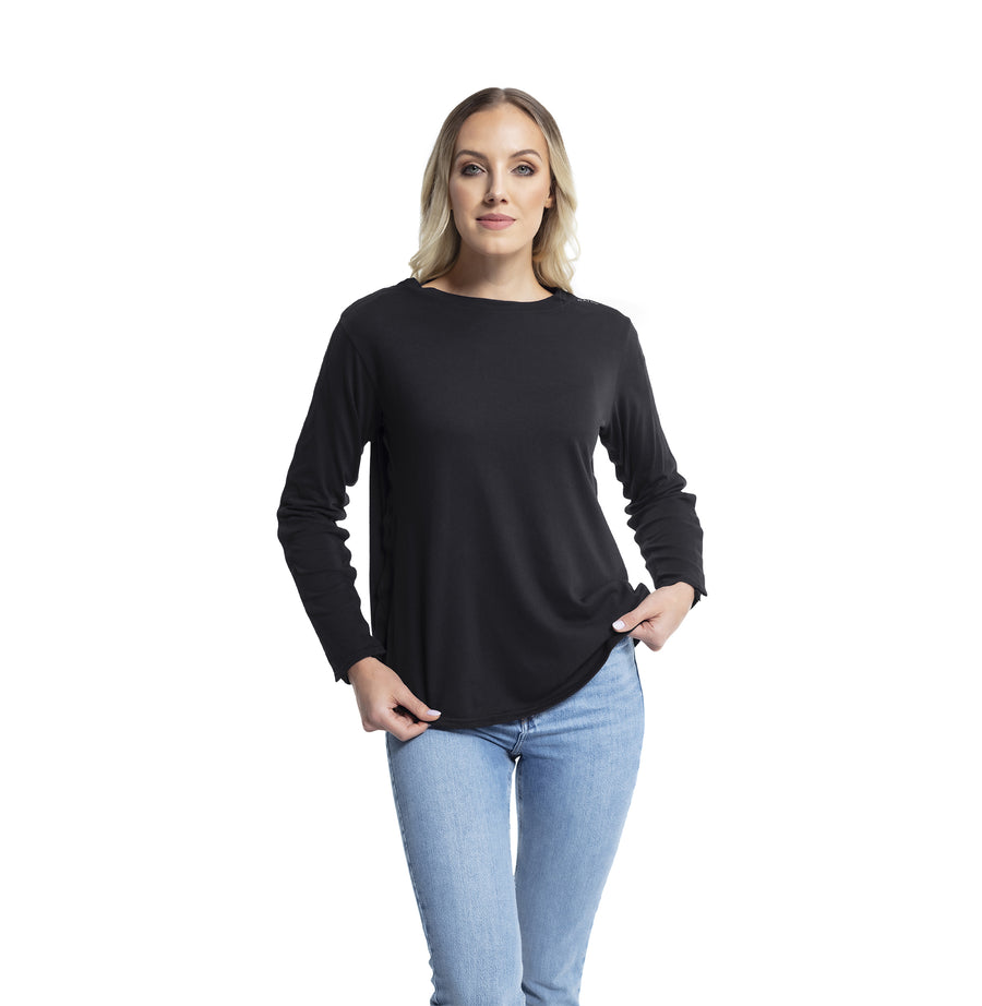 Post Surgery Shirts for Women - Long Sleeve