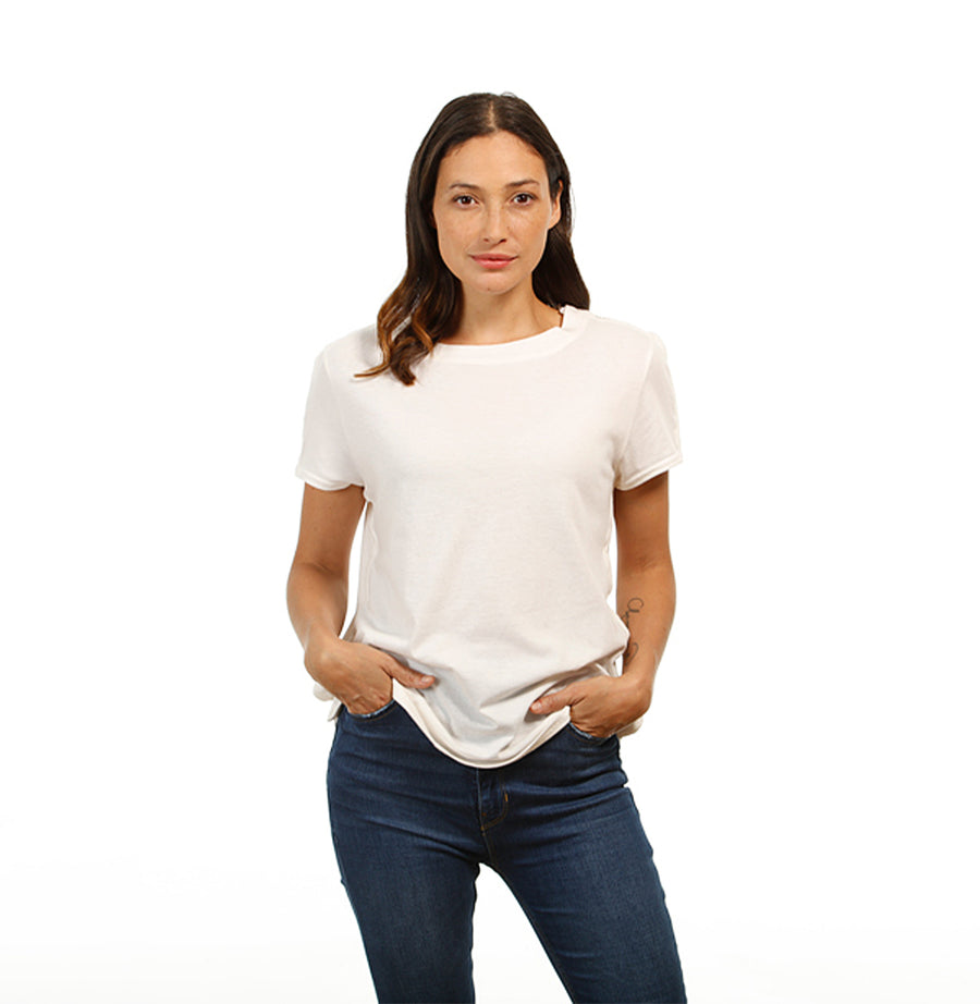 Post Surgery Shirts for Women - Short Sleeve